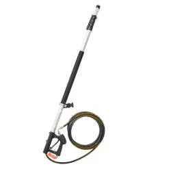 VEVOR Pressure Washer Telescoping Wand, 24 ft, 4000 psi, Telescopic Spray Wand with Power Washer Extension Wands, Gutter Cleaner, Pivoting Coupler, 7 Spray Nozzle Tips and Adjustable Support Harness