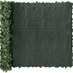 VEVOR Privacy Ivy Fence, 59 x 118in Artificial Green Wall Screen, Greenery Ivy Fence with Mesh Cloth Backing and Strengthened Joint, Faux Hedges Vine Leaf Decoration for Outdoor Garden, Yard, Balcony