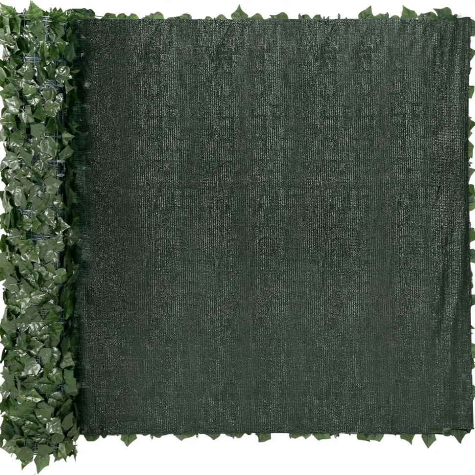 VEVOR Privacy Ivy Fence, 59 x 118in Artificial Green Wall Screen, Greenery Ivy Fence with Mesh Cloth Backing and Strengthened Joint, Faux Hedges Vine Leaf Decoration for Outdoor Garden, Yard, Balcony