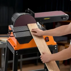 VEVOR Professional Belt Sander with Stand, 9
