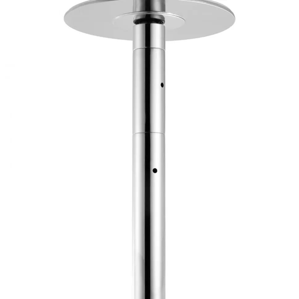 VEVOR Professional Dancing Pole, Spinning Static Dancing Pole Kit, Portable Removable Pole, 45mm Heavy-Duty Stainless Steel Pole, Height Adjustable Fitness Pole, for Exercise Home Club Gym, Silver