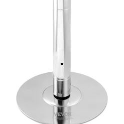 VEVOR Professional Dancing Pole, Spinning Static Dancing Pole Kit, Portable Removable Pole, 45mm Heavy-Duty Stainless Steel Pole, Height Adjustable Fitness Pole, for Exercise Home Club Gym, Silver
