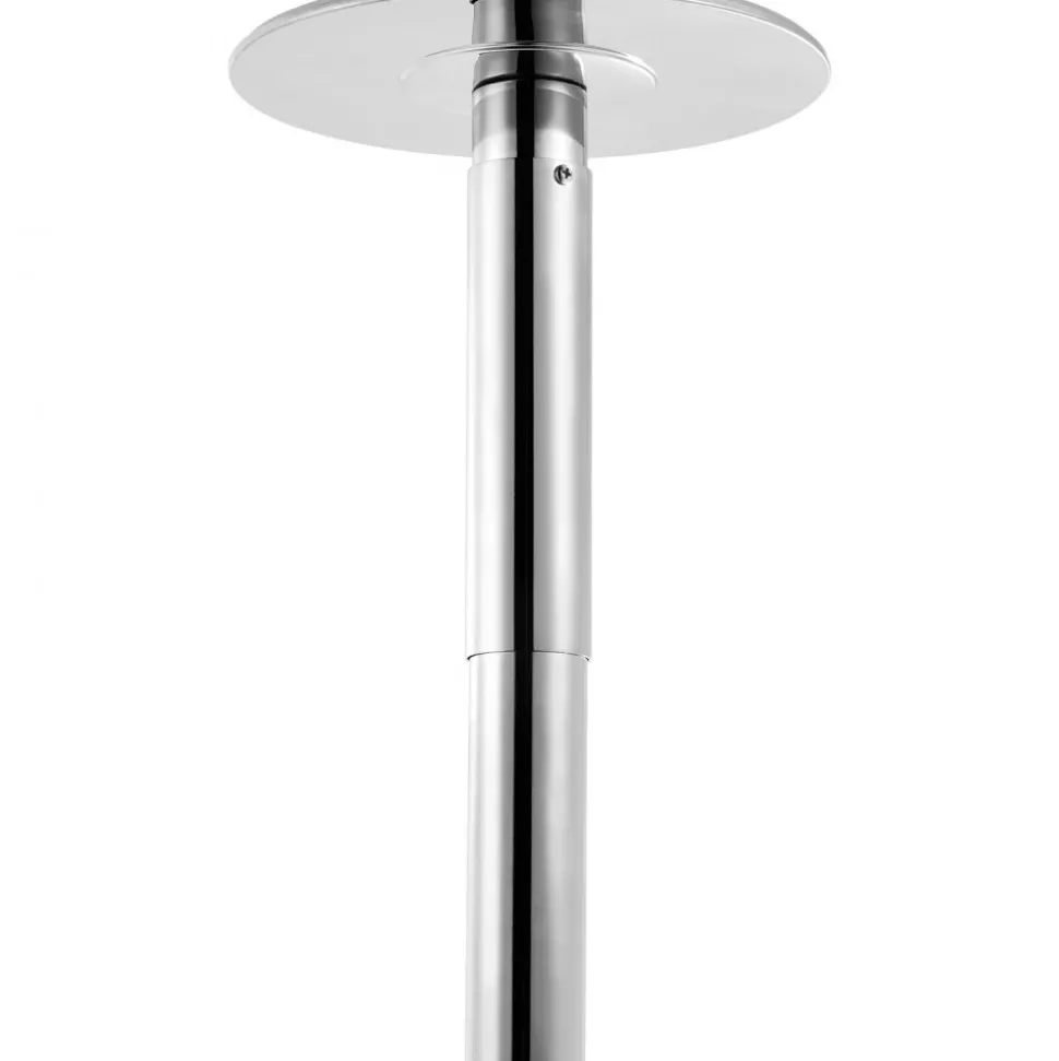 VEVOR Professional Dancing Pole, Spinning Static Dancing Pole Kit, Portable Removable Pole, 45mm Heavy-Duty Stainless Steel Pole, Height Adjustable Fitness Pole, for Exercise Home Club Gym, Silver