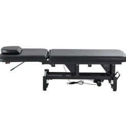 VEVOR Professional Electric Lift Massage Table, 0-45° Adjustable Backrest Medical Table Beauty Bed, Height Adjustable Tattoo Spa Table on Wheels, Electric Massage Table with Headrest, 550LBS