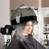 VEVOR Professional Hair Steamer for Deep Conditioning, 11.81-inch Hooded Ionic Hair Steamer with 2 Modes, Height-Adjustable Standing Hair Steamer with Timer, 5 Wheels (2 Lockable) for Salon Home Spa