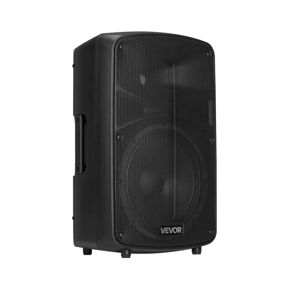 VEVOR Professional PA System, 800W Powered, Sound System Set with 6 Channel Mixer, Dual Speakers, Wireless Bluetooth, Microphone, Compact Stands, USB SD XLR Inputs, Remote Control, for DJs Events