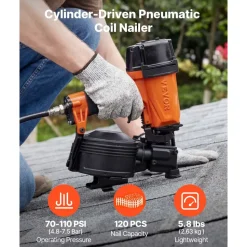 VEVOR Professional Roofing Nailer CN45N, 3/4