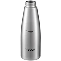 VEVOR Professional 304 Stainless Steel Whipped Cream Dispenser 1000ml, Leak-Free Whipped Cream Maker, Whip Cream Canister with 3 Decorating Nozzles & Cleaning Brush, N₂O Chargers (Not Included)