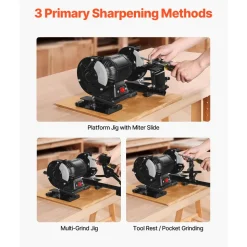 VEVOR Pro Grind Sharpening System, Multi-Grind Sharpening Jig for 6