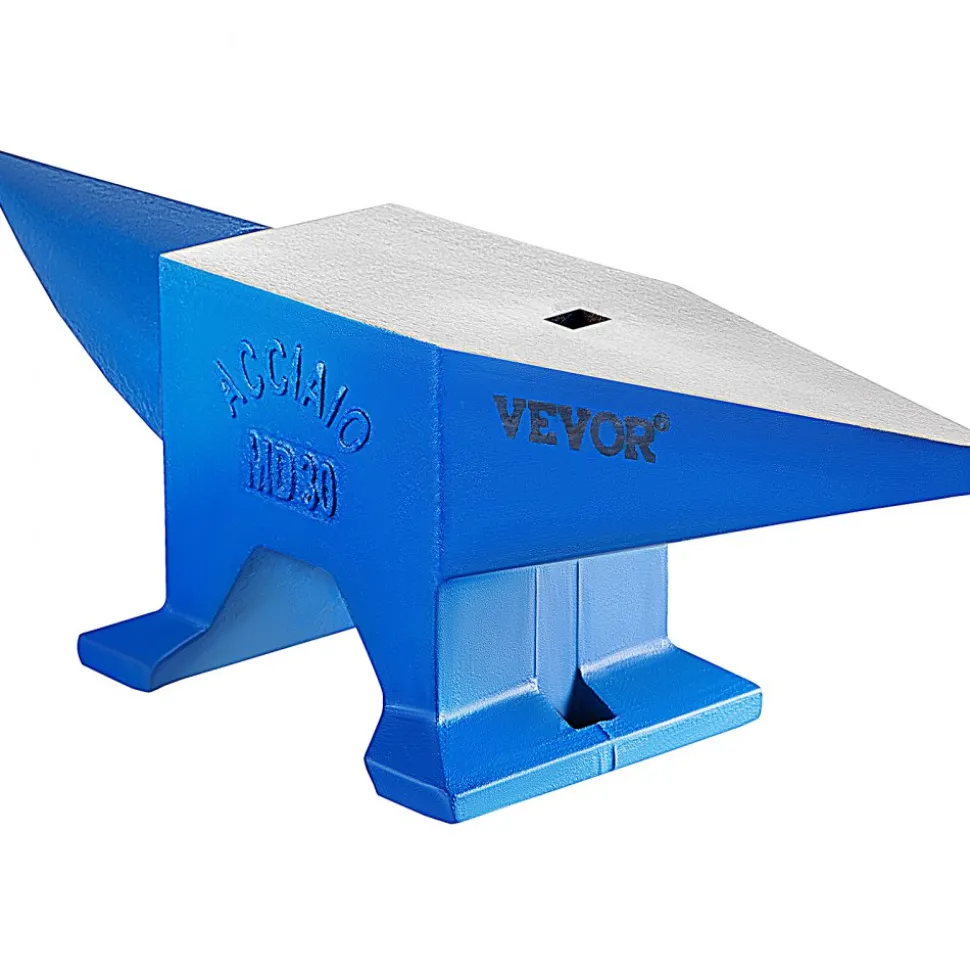 VEVOR Pro Horn Anvil , 30KG/66.1LBS Weight Steel Anvil Blacksmith Blacksmith Anvil, Portable Rugged Cast Iron Anvil Blacksmith Anvil Stable Workbench Blacksmith Forge Anvil Tool