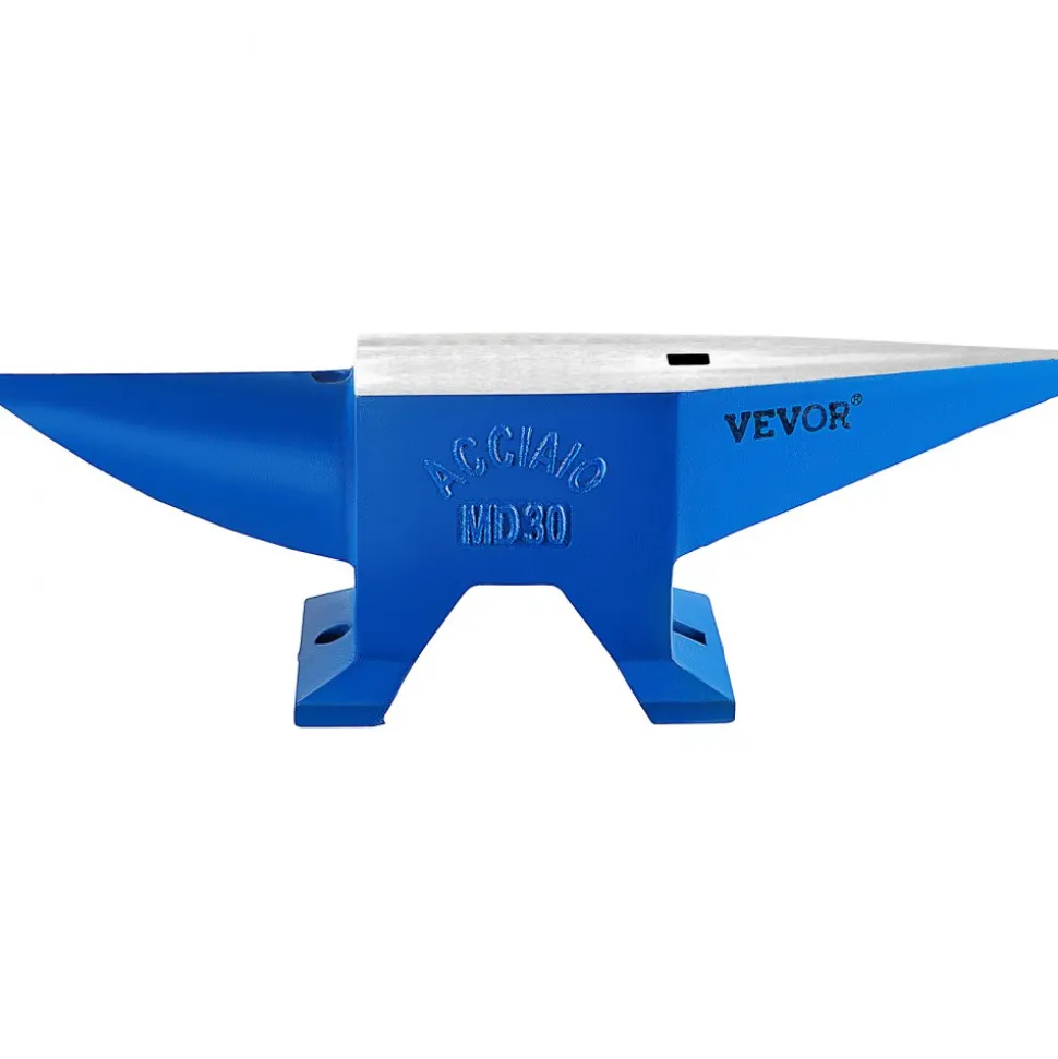 VEVOR Pro Horn Anvil , 30KG/66.1LBS Weight Steel Anvil Blacksmith Blacksmith Anvil, Portable Rugged Cast Iron Anvil Blacksmith Anvil Stable Workbench Blacksmith Forge Anvil Tool