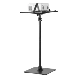 VEVOR Projector Stand, Projector Floor Stand with Adjustable Height 30.3 to 63.4 inch, 360° Horizontal Rotation Projectors Cart for Meetings, Outdoor Movies, Video Stand, Gimbal Mount or Tray Support
