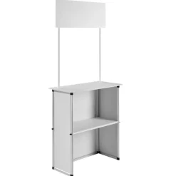 VEVOR Promotion Counter Table, Portable Tradeshow Podium Table, 30.91