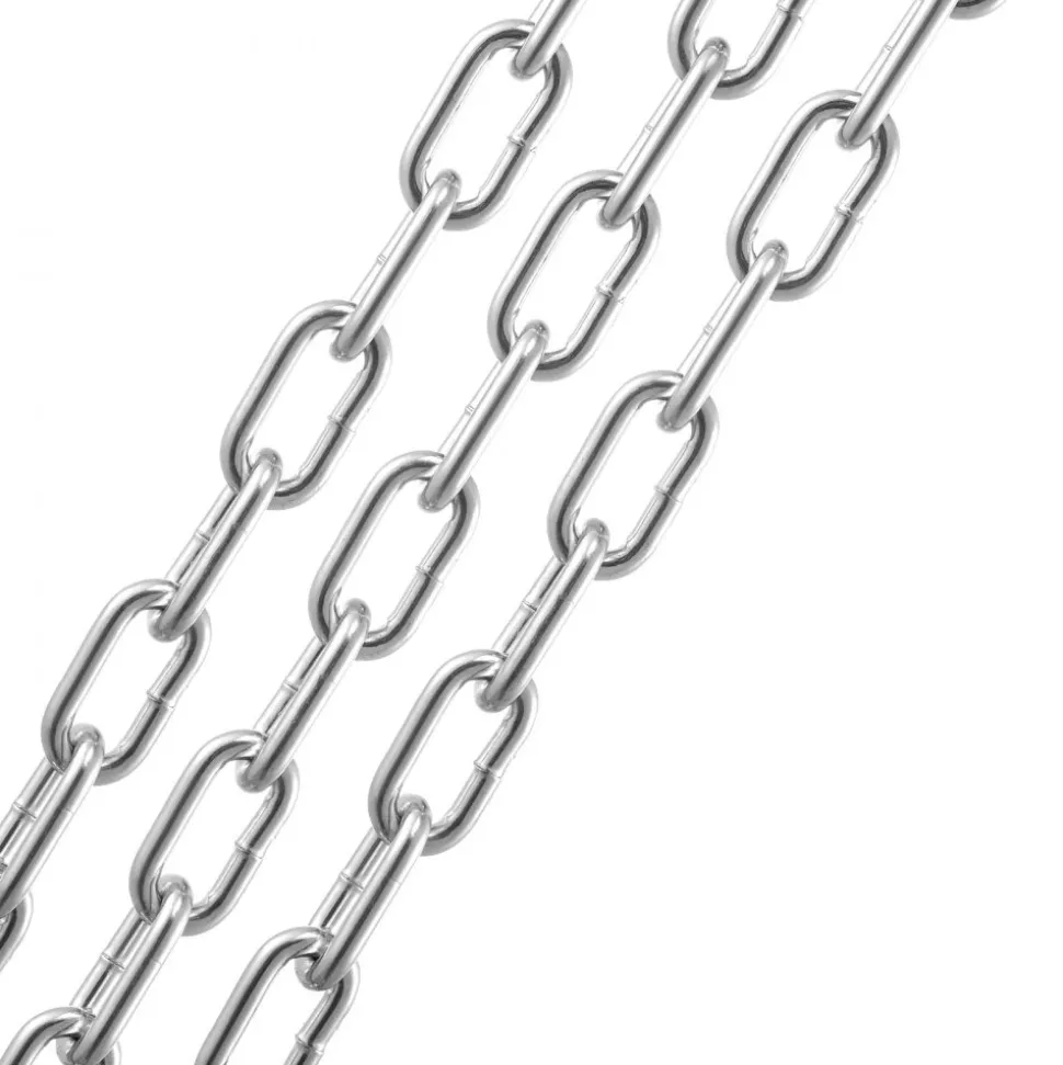 VEVOR Proof Coil Chain, 3/16" x 250', 1100 lbs Safe Working Load, Zinc Plated Proof Tested Coil Chain with Two Quick Links, Galvanized Carbon Steel Link Chain for Towing, Hanging, Camping, Pet Towing