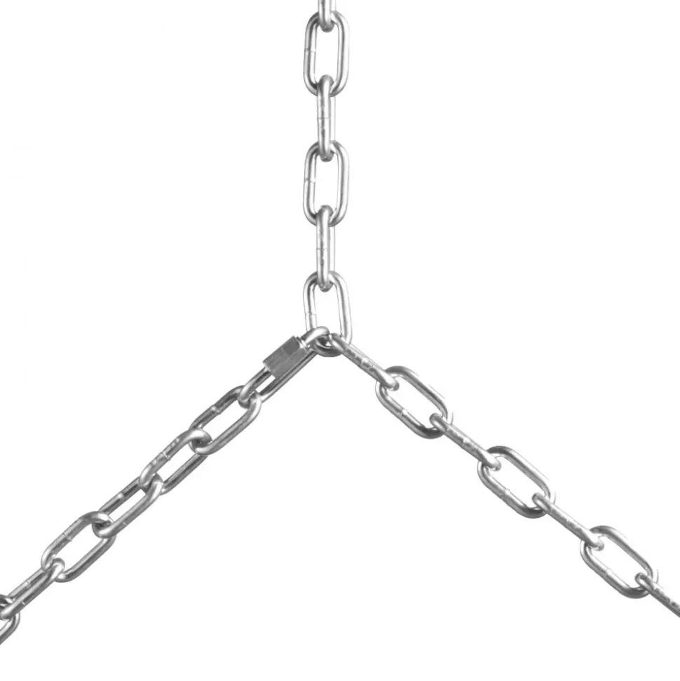 VEVOR Proof Coil Chain, 1/4" x 100', 1540 lbs Safe Working Load, Zinc Plated Proof Tested Coil Chain with Two Quick Links, Galvanized Carbon Steel Link Chain for Towing, Hanging, Camping, Pet Towing