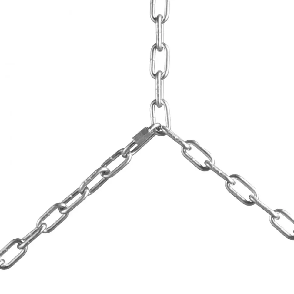 VEVOR Proof Coil Chain, 3/16" x 100', 1100 lbs Safe Working Load, Zinc Plated Proof Tested Coil Chain with Two Quick Links, Galvanized Carbon Steel Link Chain for Towing, Hanging, Camping, Pet Towing