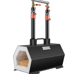 VEVOR Propane Forge Portable, Double Burner Tool and Knife Making, Large Capacity Blacksmith Farrier Forges, Mini Furnace Blacksmithing, Gas Forging Tools and Equipment, Complete Kit
