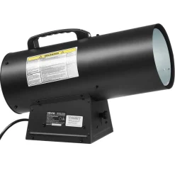 VEVOR Propane Heater, 60000BTU Forced Air Propane Heater with Stepless Temp Settings & security Protection, Portable Garage/Shop Barrel Heater for Garages, Job Sites,Indoor/Outdoor