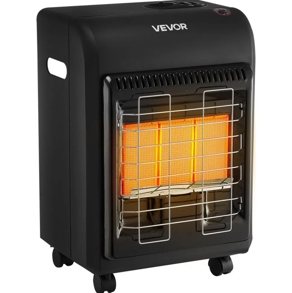 VEVOR Propane Heater, 6000 to 18000 BTU Propane Cabinet Heater with 3 Modes Temp Settings & Tip-over Protection, Garage Radiator Heat up to 450 Sq.Ft, for Camping,Garage, Patio,Indoor/Outdoor