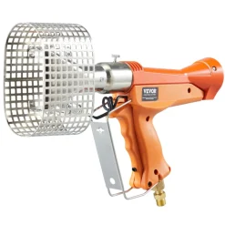 VEVOR Propane Heat Gun, Up to 187660 BTU Hot Air Gun with Adjustable Regulator, 26 FT Hose, and Hard Carrying Case, Ideal for Boat Plastic Film Shrink Wrapping, Pallet Packaging, Crafting