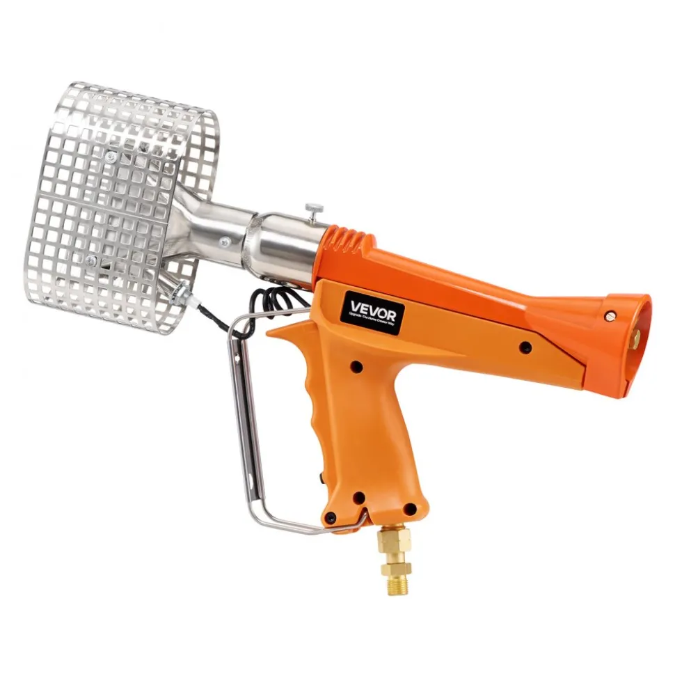 VEVOR Propane Heat Gun with 3FT Extension Pole, Up to 168280 BTU Hot Air Gun with 26 FT Hose and Carrying Case, Ideal for Boat Plastic Film Shrink Wrapping, Pallet Packaging, Crafting