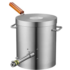 VEVOR Propane Melting Furnace Kit, 8KG/18lbs Gas Metal Melting Furnace Kit, Foundry Home Kiln with Crucible, Tongs, Wooden Handle, Smelting Casting Tool for Gold Silver Copper Aluminum Metal Recycle