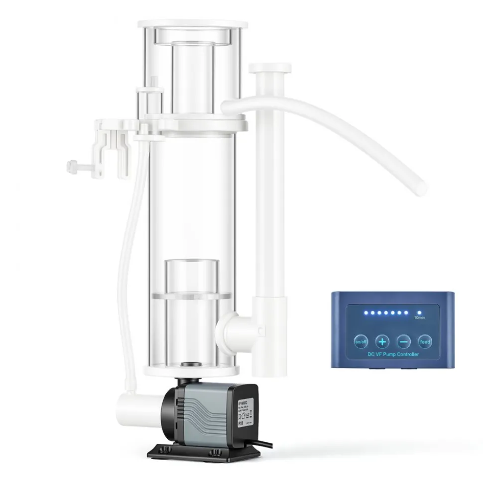 VEVOR Protein Skimmer for 30-80 Gal Saltwater Aquarium Hang On with DC Pump, Protein Skimmer with DC Pinwheel Pump, Adjustable Control, for 30-80 Gal Medium Saltwater Aquariums & Reef Tank Fish Tank