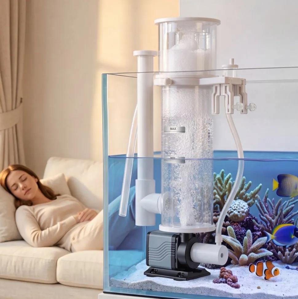 VEVOR Protein Skimmer for 30-80 Gal Saltwater Aquarium Hang On with DC Pump, Protein Skimmer with DC Pinwheel Pump, Adjustable Control, for 30-80 Gal Medium Saltwater Aquariums & Reef Tank Fish Tank