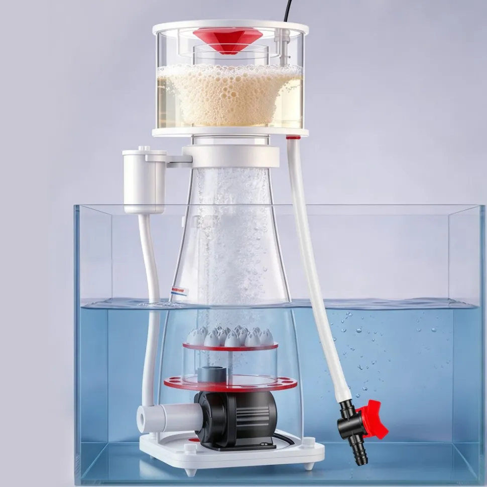 VEVOR Protein Skimmer for 132-264 Gal Saltwater Aquariums In Sump with Pump, Protein Skimmer with DC Pinwheel Pump, Adjustable Control, for 132-264 Gal Saltwater Aquarium & Reef Tank, In Sump Use Only