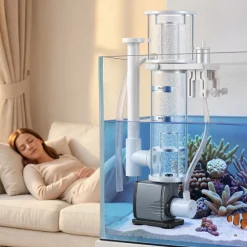VEVOR Protein Skimmer for 20-30 Gal Saltwater Aquarium Hang On with DC Pump, Protein Skimmer with DC Pinwheel Pump, Adjustable Control, for 20-30 Gallon Small Saltwater Aquariums & Reef Tank Fish Tank