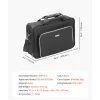 VEVOR PS5 Carrying Case, Travel Bag for Playstation 5 & PS5 Slim Waterproof Nylon, Soft Interior Lining & Padded Dividers for Extra Protection, Spacious Design with Carry Handle for Storage, Home
