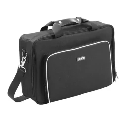 VEVOR PS5 Carrying Case, Travel Bag for Playstation 5 & PS5 Slim Waterproof Nylon, Soft Interior Lining & Padded Dividers for Extra Protection, Spacious Design with Carry Handle for Storage, Home
