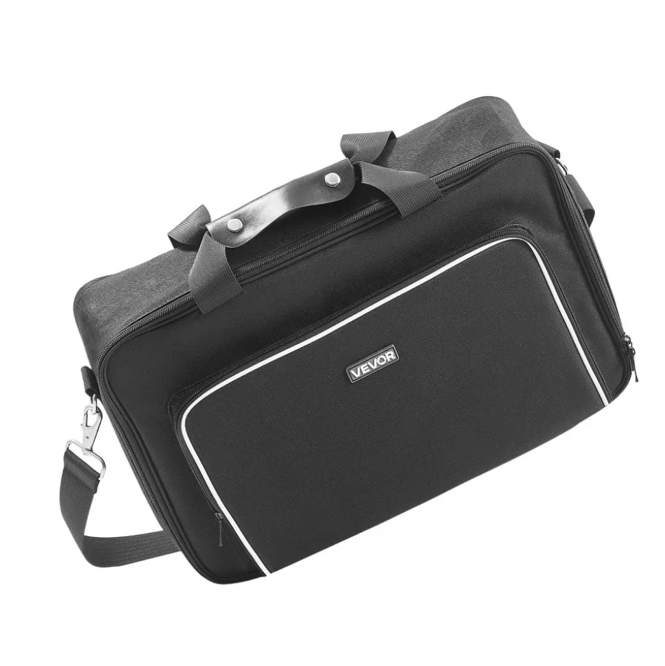 VEVOR PS5 Carrying Case, Travel Bag for Playstation 5 & PS5 Slim Waterproof Nylon, Soft Interior Lining & Padded Dividers for Extra Protection, Spacious Design with Carry Handle for Storage, Home