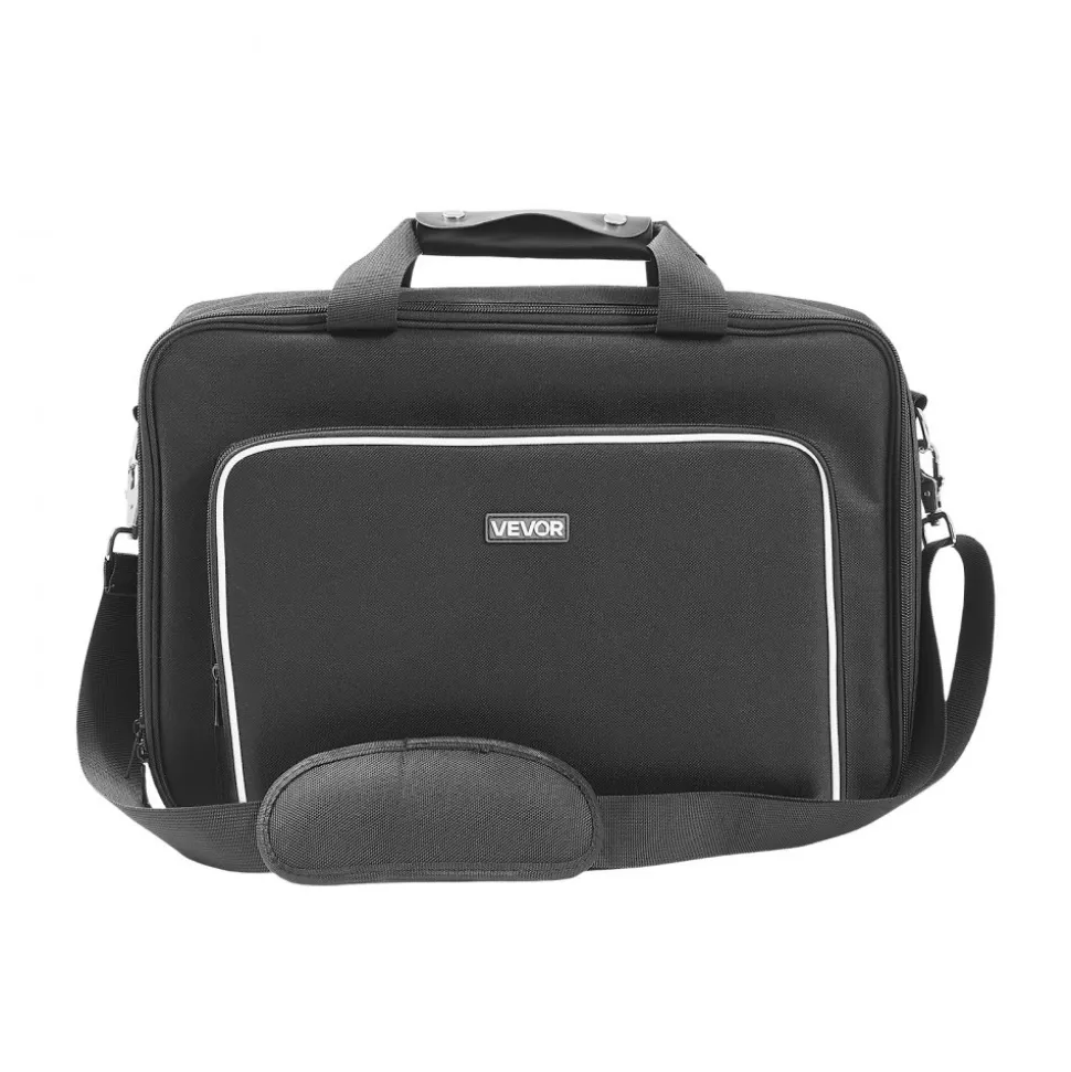 VEVOR PS5 Carrying Case, Travel Bag for Playstation 5 & PS5 Slim Waterproof Nylon, Soft Interior Lining & Padded Dividers for Extra Protection, Spacious Design with Carry Handle for Storage, Home