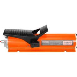 VEVOR 10,000PSI Air Hydraulic Pump, 0.18 Gal Reservoir, NPT 3/8 In Oil Outlet, NPT 1/4 In Inlet, Metal Shell Air Actuated Treadle Foot Pump, for Precision Industrial Machinery & Aerospace Equipment