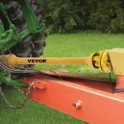 VEVOR PTO Shaft, 1-3/8" PTO Drive Shaft, 6 Spline Both Ends PTO Driveline Shaft, Series 4 Tractor PTO Shaft, 31.5"-41" Brush Hog PTO Shaft, Yellow PTO Shaft with Slip Clutch for Bush Hog/Finish Mow