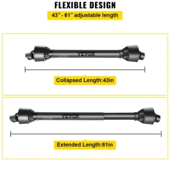 VEVOR PTO Shaft, 1-3/8