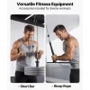 VEVOR Pulley System, 1 PC LAT and Lift Pulley System, Gym Rack Pulleys Attachment with two Steel Cables, Short Bar, Dual Grip Handles, Cable Machine for Bicep, Shoulder, Back, Up to 280 lbs Capacity