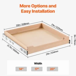 VEVOR Pull Out Cabinet Organizer, 20
