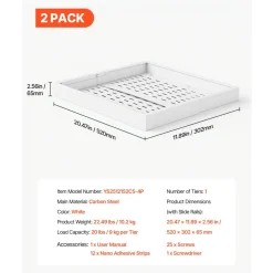 VEVOR Pull Out Cabinet Organizer, 4 Pack Expandable Width (12.2