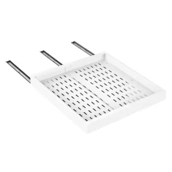 VEVOR Pull Out Cabinet Organizer, 2 Pack Expandable Width (12.2"-18.9"), 20.47" Deep Pull Out Drawers for Cabinets, Sliding Drawer for Kitchen Pantry Cabinet Organizer with Nano Adhesive Strips, White