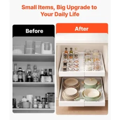 VEVOR Pull Out Cabinet Organizer, 2 Pack Expandable Width (12.2