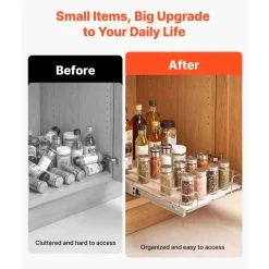 VEVOR Pull Out Cabinet Organizer 12.4