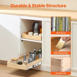 VEVOR Pull Out Cabinet Organizer, 14