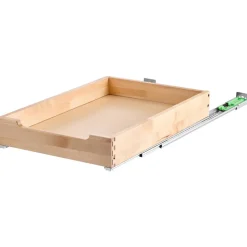 VEVOR Pull Out Cabinet Organizer, 17"W x 21"D Cabinet Drawer, Soft Close Slide out Shelf, Heavy-Duty Sliding Wood Drawer, Bottom and Side Assembly Base Cabinet Organization for Kitchen Pantry Bathroom