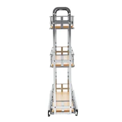 VEVOR Pull Out Spice Rack Organizer for Cabinet, 3 Tier Slide Out Spice Rack Organizer, Height Adjustable Heavy Duty Metal Seasoning Kitchen Basket for Cabinets, 5.75