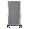 VEVOR Pull-Out Trash Can, 27 QT x2 Double Under Mount Kitchen Waste Container, Heavy Duty Garbage Recycling Bin with Door Kit and Soft Close Slide, for Kitchen Cabinet, Sink, Under Counter (Grey)