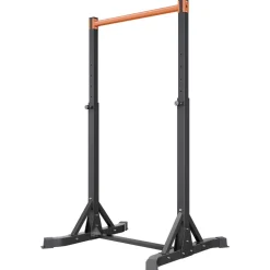 VEVOR Pull Up Bar, 330LBS Capacity Portable Pullup Bar Station, Pullup Bars Free Standing with H-Frame Structure & Heavy-Duty Steel Tube, 8 Level Height Adjustment Gravity Fitness for Arms Back Chest