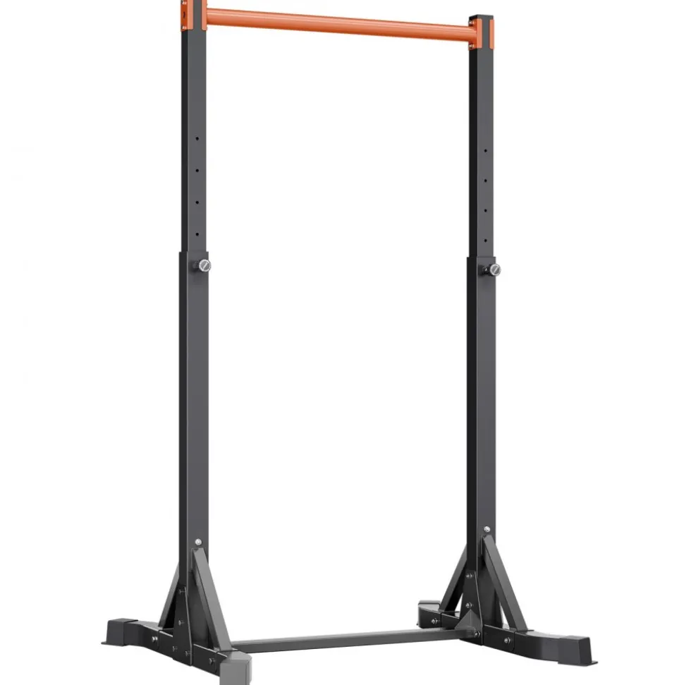 VEVOR Pull Up Bar, 330LBS Capacity Portable Pullup Bar Station, Pullup Bars Free Standing with H-Frame Structure & Heavy-Duty Steel Tube, 8 Level Height Adjustment Gravity Fitness for Arms Back Chest