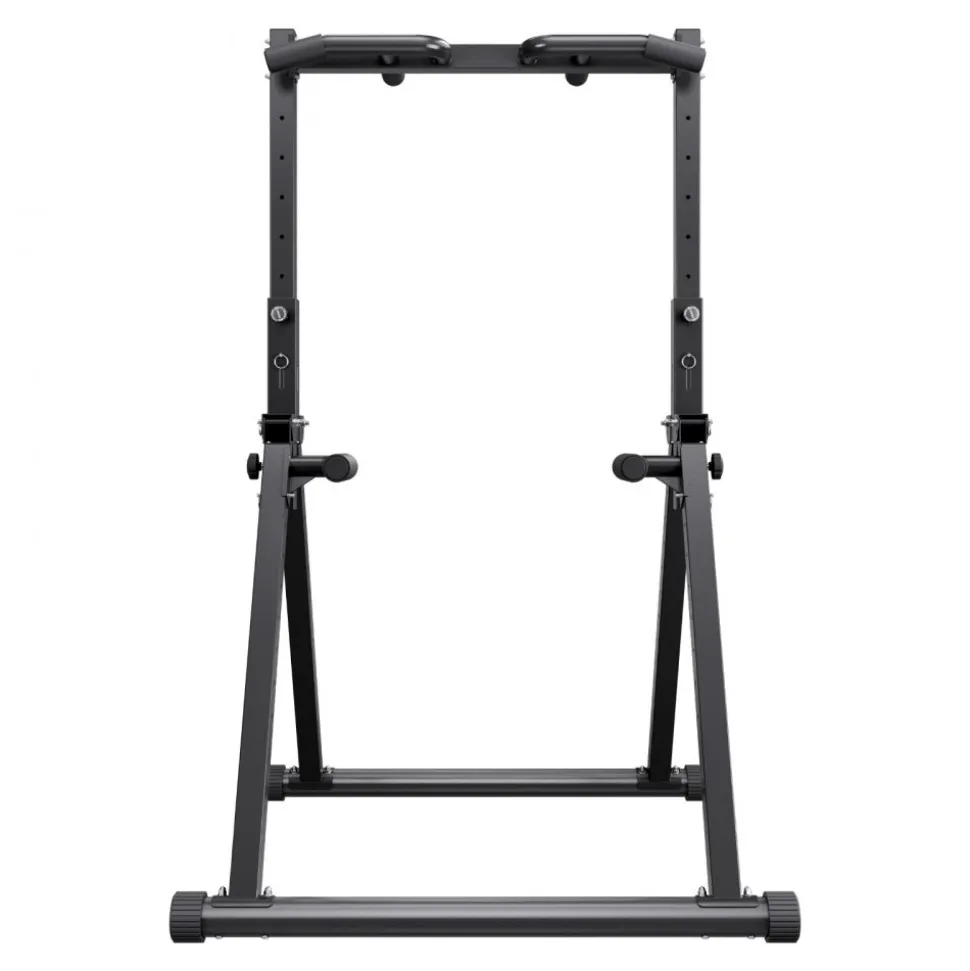 VEVOR Pull Up Bar, 330LBS Capacity Portable Pullup Bar Station, Pullup Bars Free Standing with Triangular Structure & Heavy-Duty Steel Tube, 9 Level Height Adjustment Gravity Fitness for Arms, Back